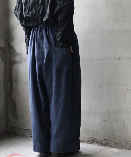 cavane キャヴァネ / St-Wide TrousersⅡ Cotton&Linenパンツ/ ca-26047