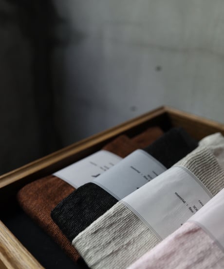 cavane キャヴァネ / Linen socksリネンソックス / ca-22804