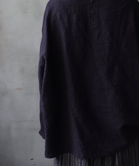 cavane キャヴァネ / Tunic long-sleeve Cotton&Woolシャツ / ca-25153