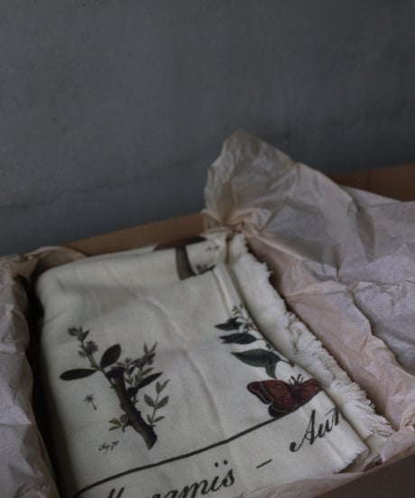 ALEKSANDR MANAMISアレクサンダーマナミ/ AUTOMN VERT SCARF - AUTOMN VERTショール/ am-25024