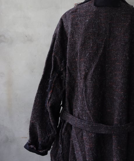 KLASICA クラシカ / Cut off Hem Blend Gown Coat" HM-C " / kl-25032A