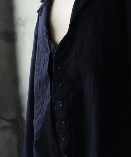 KLASICA クラシカ / Layerd front Short Jacket " ARDOISE "AX / kl-25034