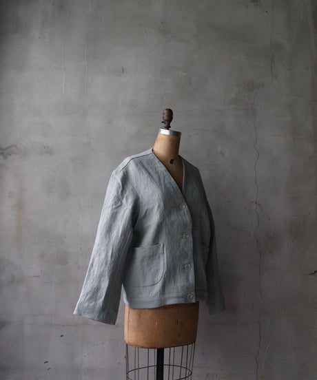 der antagonist デ アンタゴニスト / Varsity Jacket linen100ジャケット/ J63HBLCE25/26