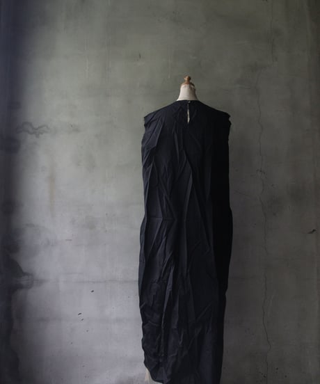 SCHA シャー/ Round Neck Sleeveless Dress Medium Long " OE "-POPLIN COTTON- / Sc-23025 ( Art#1516)