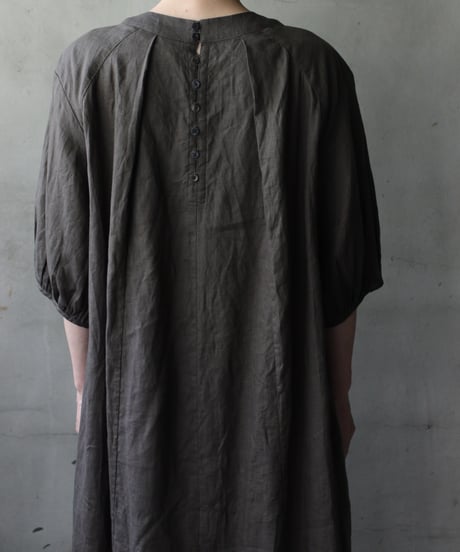 cavane キャヴァネ / Over Tuck Linen100 Dressワンピース / ca-25128
