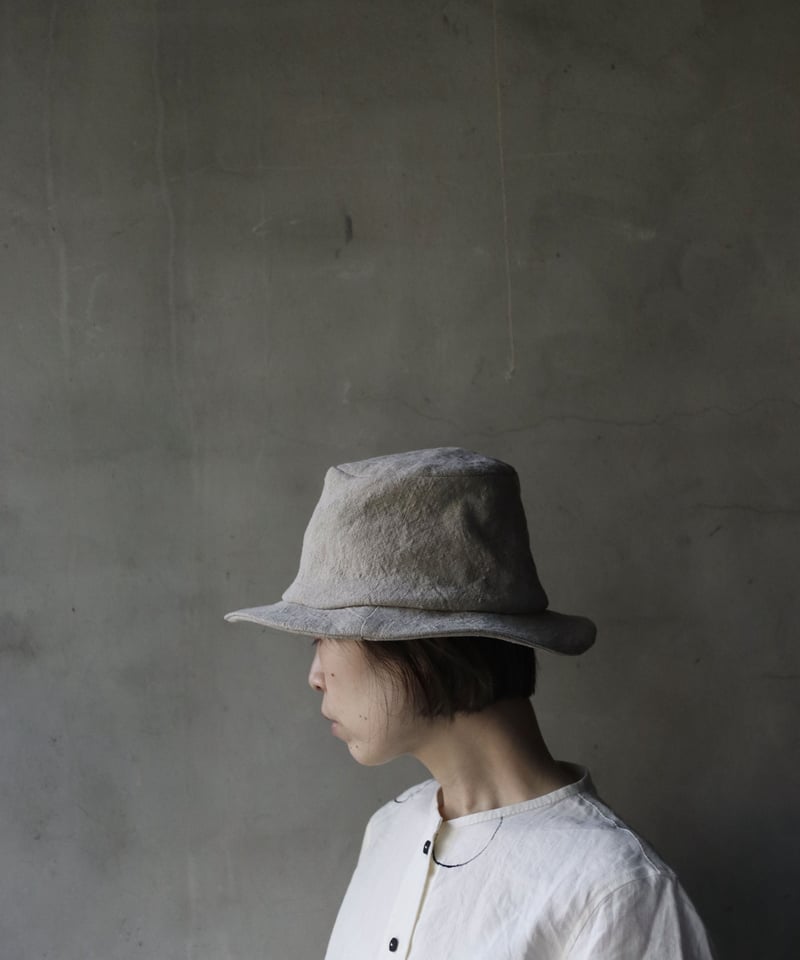 der antagonist. HAND CRAFTED HAT LINEN 販売済み