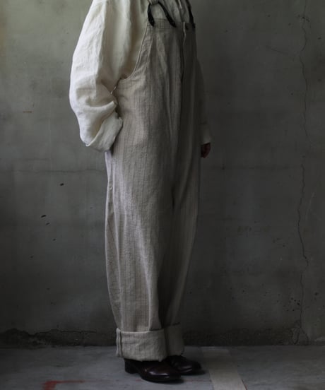 klauseクロイゼ / Overalls C/L Stripeオーバーオール/ kla-25006