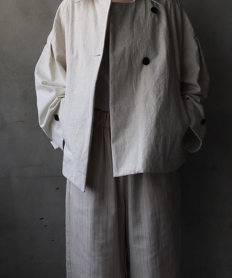 cavane キャヴァネ / Short trench JK Cotton&Linen100ショートトレンチ / ca-26045