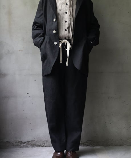 der antagonist デ アンタゴニスト / straight relaxed pantsパンツ  / P7BLSC23