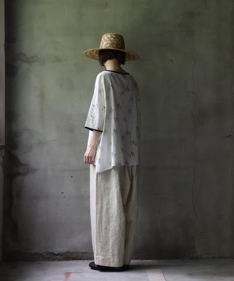 cavane キャヴァネ / Tunic half-sleeve Cotton/Linen100シャツ / ca-25081