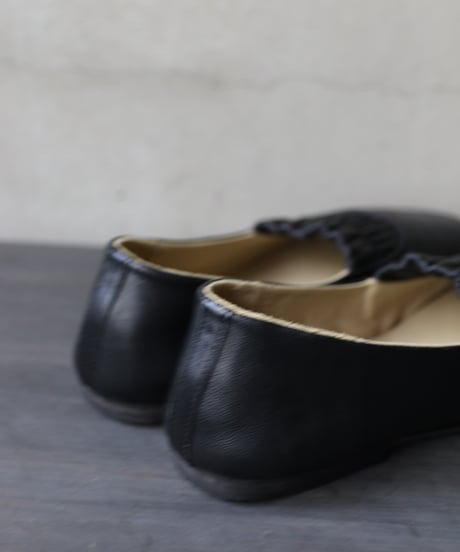 TATAROU with cavane limited shoes /【受注生産】Shirred slip-on Lamb靴 / Tat-26001