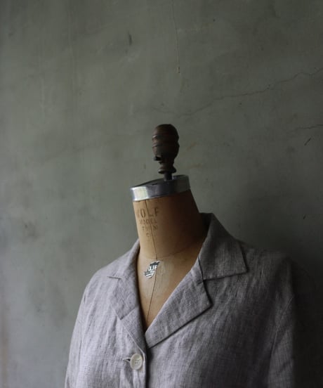 der antagonist デ アンタゴニスト / linen jacketジャケット/ J33BLGRC24