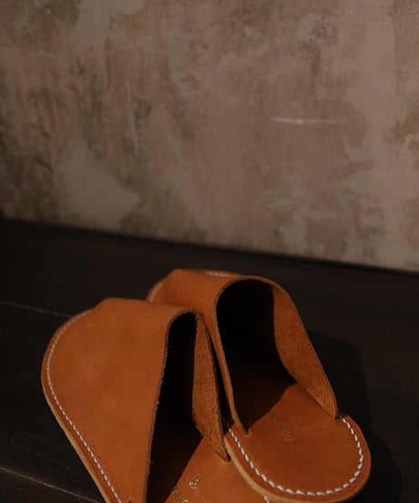 TATAROU x CAVANE 20TH ANNIVERSARY / Limited Leather-slippers革スリッパ / Tat-24002