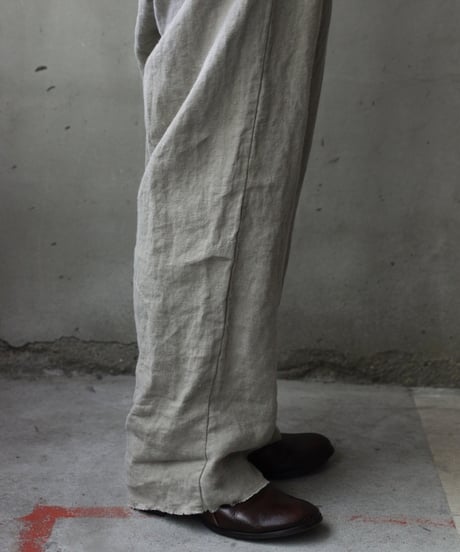 daubドーブ / SUSPENDER PANTS LINEN100パンツ / da-26002(PT31/T101)