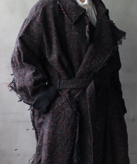 KLASICA クラシカ / Cut off Hem Blend Gown Coat" HM-C " / kl-25032