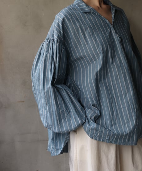 cavane キャヴァネ / Back-tuck Pull over blouse cottonブラウス / ca-25013