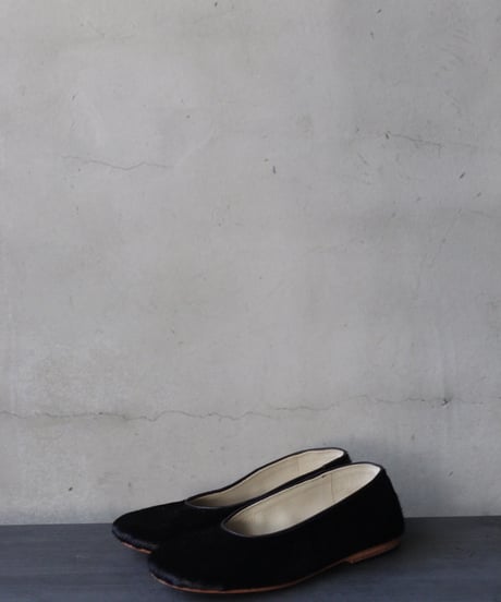 TATAROU with cavane limited shoes / Flat shoes with horse hair靴 / Tat-25001