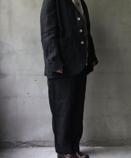 der antagonist デ アンタゴニスト / straight relaxed pantsパンツ  / P7BLSC23