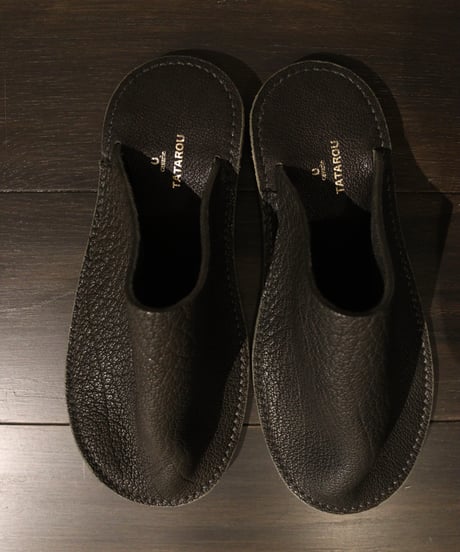 TATAROU x CAVANE 20TH ANNIVERSARY / Limited Leather-slippers革スリッパ / Tat-24001