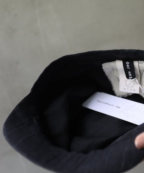 der antagonist デ アンタゴニスト / Work cap帽子 / C33LBLDBS22