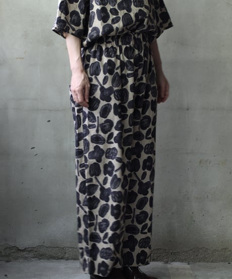 cavane キャヴァネ / Wide Cotton/Linen100 TrousersⅡ パンツ/ ca-25109
