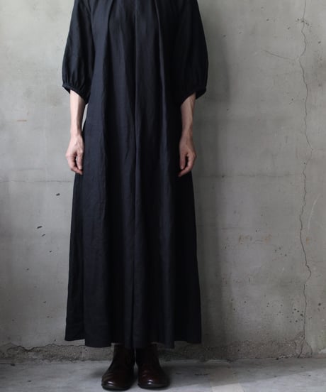 cavane キャヴァネ / Over Tuck Linen100 Dressワンピース / ca-25127