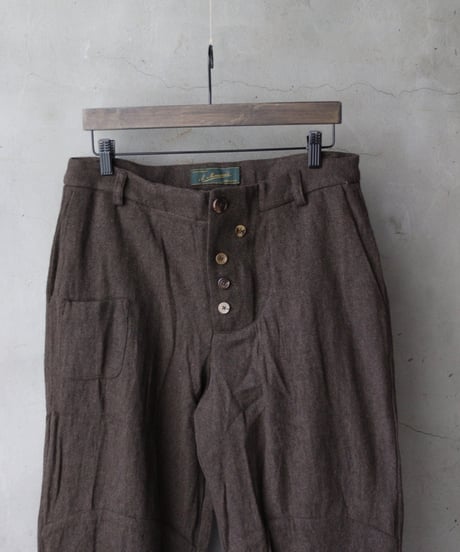 ALEKSANDR MANAMISアレクサンダーマナミ/ ETUIDE 19IEME PANT - VINTAGE WRENトラウザーズ / am-25017