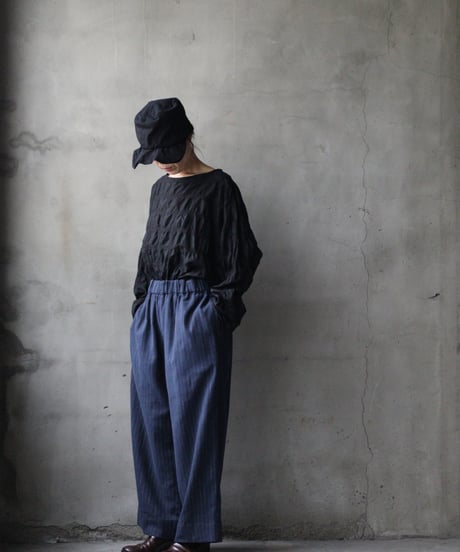 cavane キャヴァネ / St-Wide TrousersⅡ Cotton&Linenパンツ/ ca-26047