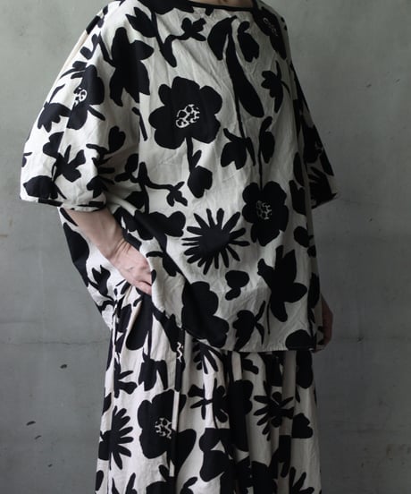 cavane キャヴァネ / Tunic half-sleeve Cotton/Linen100シャツ / ca-25080