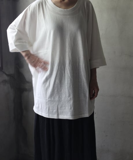 cavane キャヴァネ / Round-Neck dolman Tシャツ / ca-24110A