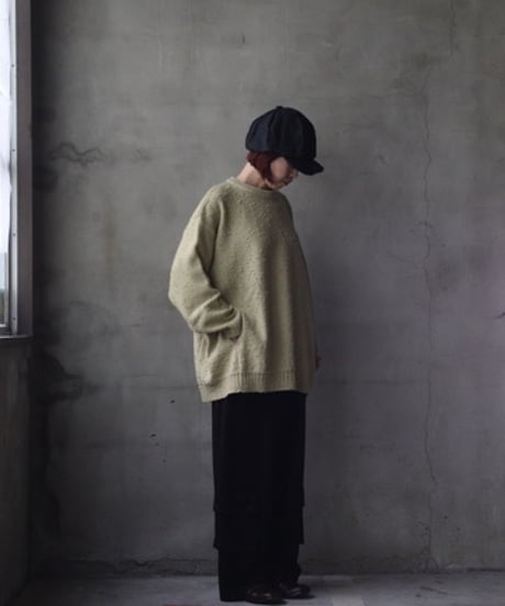 Dulcamaraドゥルカマラ / ラージノットニットPO UNISEX / dl-24030(D224-K800)