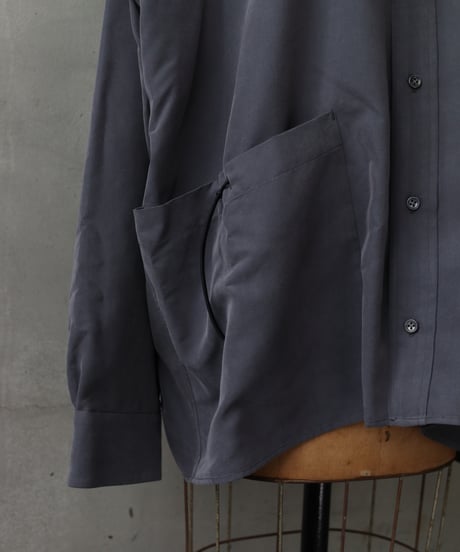 Dulcamaraドゥルカマラ / コードポケットロングSLシャツUNISEX / dl-24021(D224-T781-P)