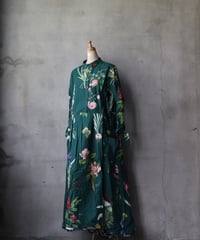 ALEKSANDR MANAMISアレクサンダーマナミ/ JARDIN VERT 3/4 APRON DRESSワンピース/ am-25001