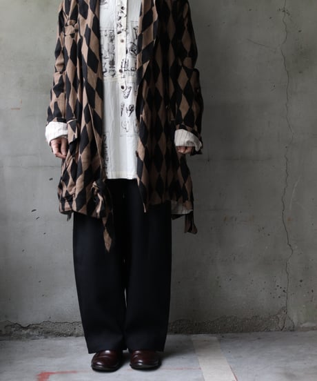 ALEKSANDR MANAMISアレクサンダーマナミ/ WRAP JACKET HARLEQUINジャケット / am-25002