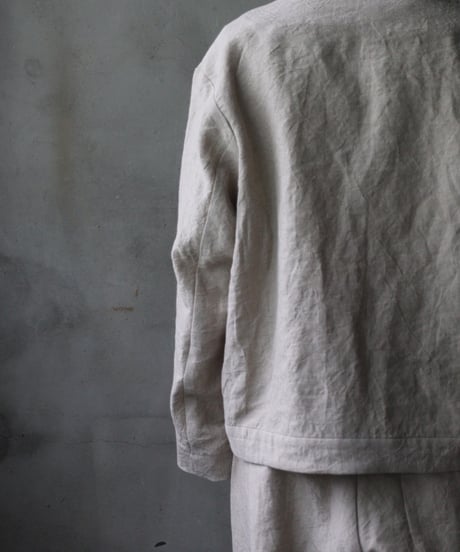 der antagonist デ アンタゴニスト / V Jacket Linen100ジャケット/ J50BLEC25