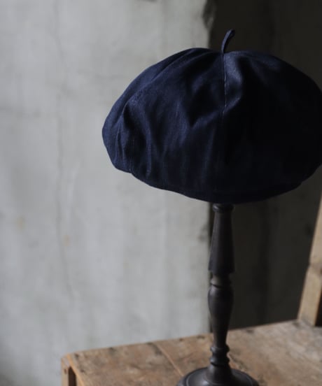 Au Vrai Chicオーブライシック/ BERET DENIM COTTON帽子 / Au-25003