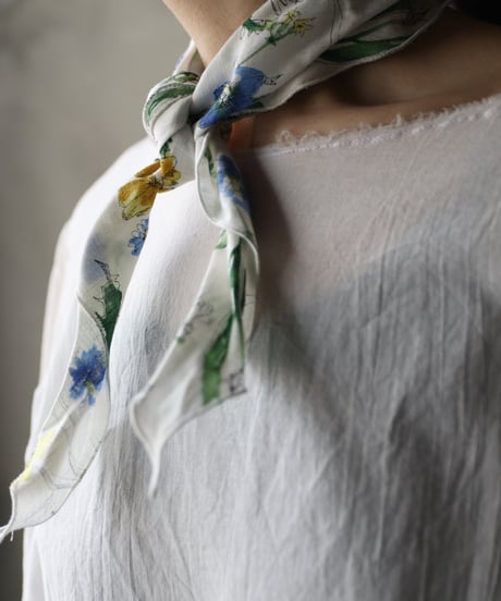 cavane キャヴァネ / Scarf limited linen100スカーフ / ca-26039