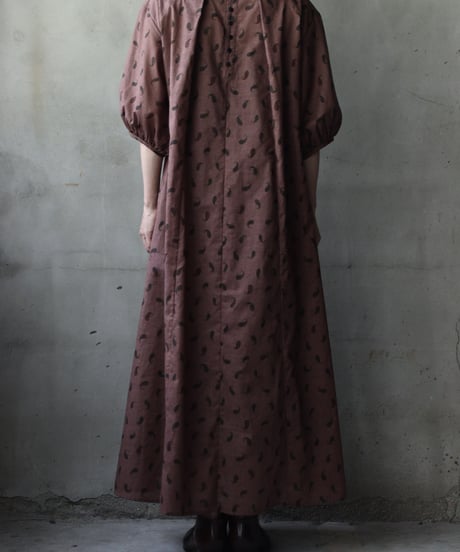 cavane キャヴァネ / Over Tuck Paisley Dressワンピース / ca-25125