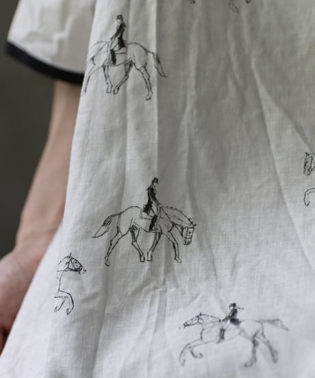 cavane キャヴァネ / Tunic half-sleeve Cotton/Linen100シャツ / ca-25081
