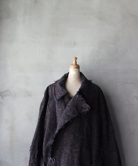 KLASICA クラシカ / Cut off Hem Blend Gown Coat" HM-C " / kl-25032