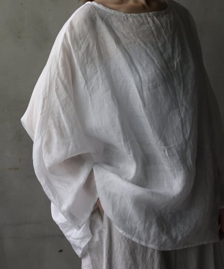 cavane キャヴァネ / Tunic long-sleeve Linen100シャツ / ca-26087