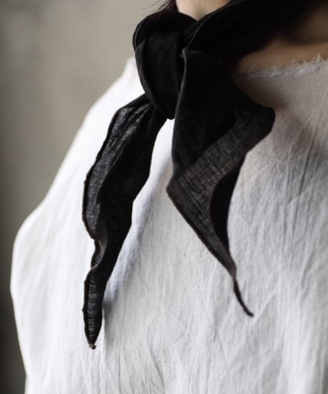 cavane キャヴァネ / Scarf limited linen100スカーフ / ca-26037