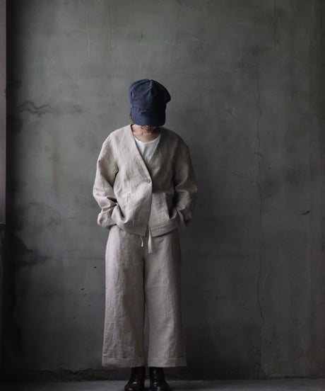 der antagonist デ アンタゴニスト / V Jacket Linen100ジャケット/ J50BLEC25