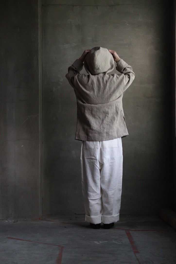 klauseクロイゼ / Hoodie Belarus Linenプルオーバー/ kla-24