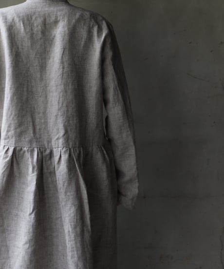 der antagonist デ アンタゴニスト / Dress with drawstring Linenワンピース / D7BLGRC24/25