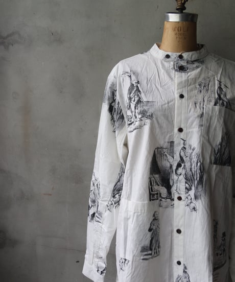 ALEKSANDR MANAMISアレクサンダーマナミ/ THE HUNTER COLLAR STAND SHIRTシャツ / am-24035