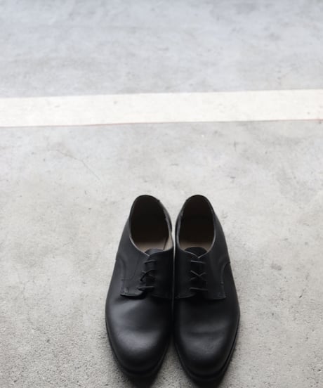 Euro select ユーロセレクト  / Dead stock French service Blucher plain toe革靴  / eu-22001