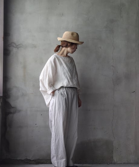 cavane キャヴァネ / Tunic long-sleeve Linen100シャツ / ca-26086
