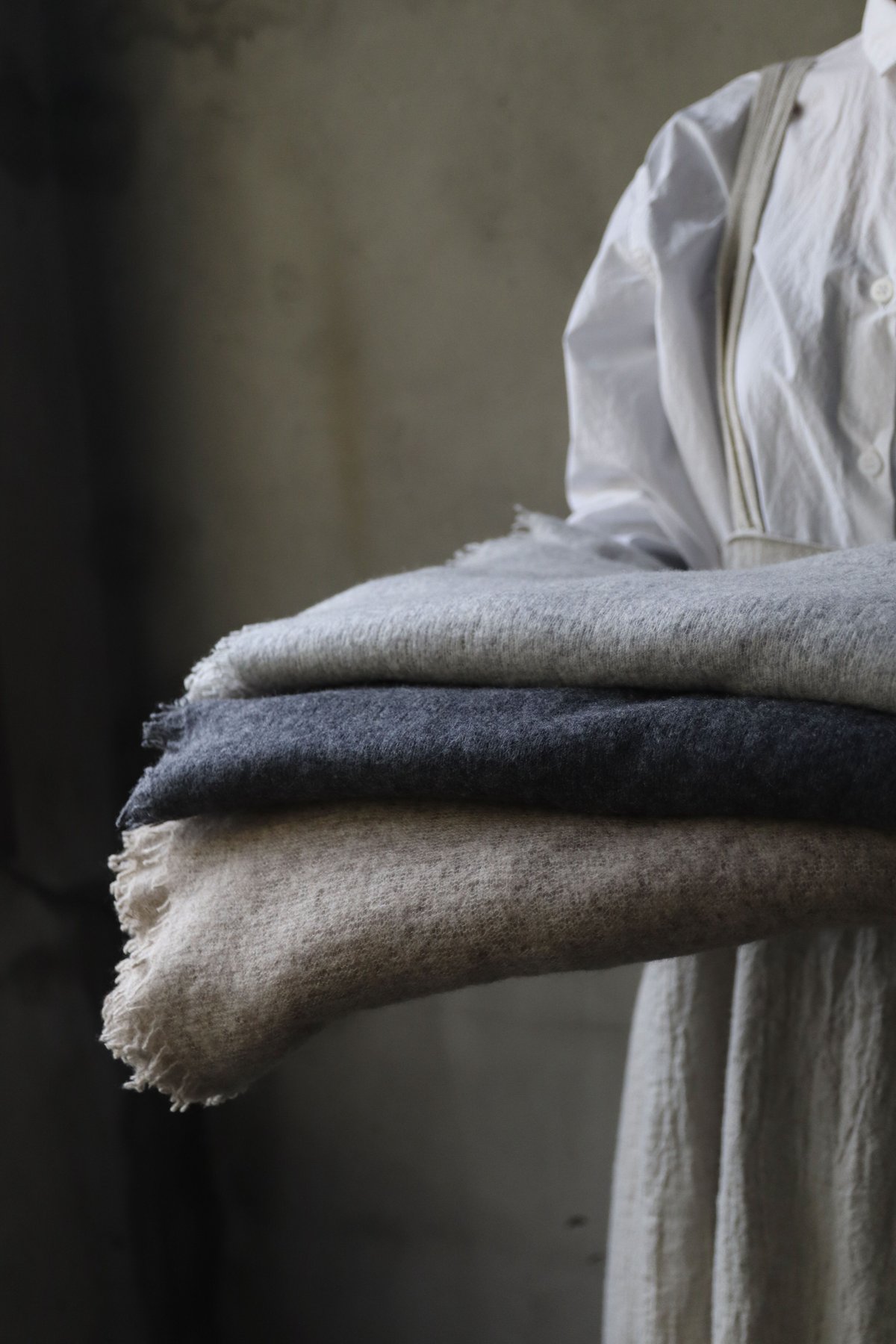 JANE CARR ジェーン・カー / cashmere shawlカシミヤ / jan-18
