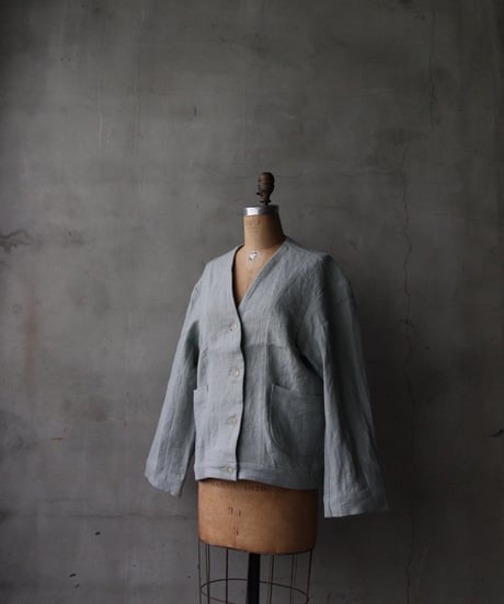 der antagonist デ アンタゴニスト / Varsity Jacket linen100ジャケット/ J63HBLCE25/26